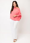 d.e.c.k by Decollage One Sized Draped Jumper, Coral