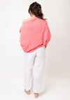 d.e.c.k by Decollage One Sized Draped Jumper, Coral