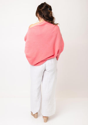 d.e.c.k by Decollage One Sized Draped Jumper, Coral