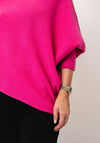 d.e.c.k by Decollage One Size Draped Jumper, Fuchsia Pink