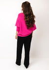 d.e.c.k by Decollage One Size Draped Jumper, Fuchsia Pink