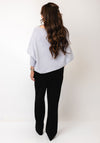 d.e.c.k by Decollage One Size Draped Oversized Jumper, Pearl