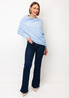 D.E.C.K By Decollage One Size Asymmetric Jumper, Sky Blue