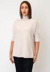 d.e.c.k By Decollage One Size Knitted Sweater, Light Beige