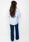 d.e.c.k By Decollage Button Up Tie Shirt, Blue