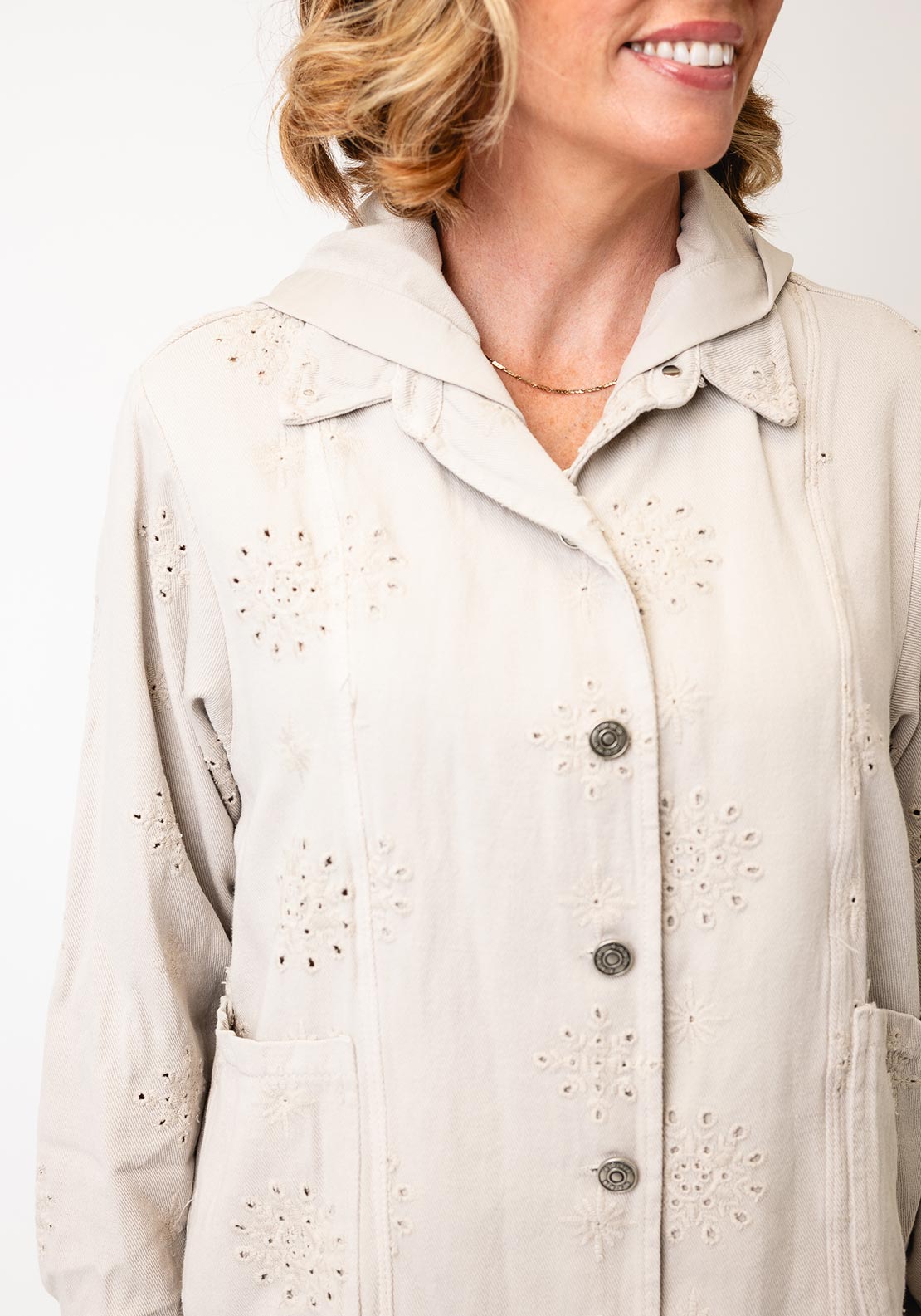 DECOLLAGE DECK HOODED JACKET