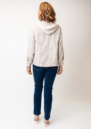 DECOLLAGE DECK HOODED JACKET
