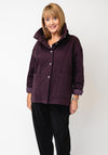 D.E.C.K by Decollage One Size Cotton Jacket, Purple