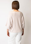 d.e.c.k by Decollage One Size Short Sleeve Jumper, Beige