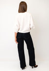 d.e.c.k By Decollage One Size Short Sleeve Jumper, Cream