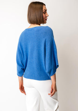 d.e.c.k by Decollage One Size Short Sleeve Jumper, Blue