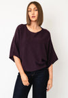 d.e.c.k By Decollage One Size Short Sleeve Jumper, Purple