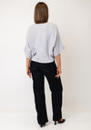 d.e.c.k By Decollage One Size Short Sleeve Jumper, Light Grey