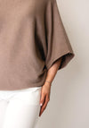 d.e.c.k by Decollage One Size Short Sleeve Jumper, Taupe