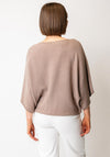 d.e.c.k by Decollage One Size Short Sleeve Jumper, Taupe