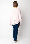 d.e.c.k by Decollage Draped Oversized Jumper, Pink