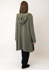 D.E.C.K By Decollage Long Knitted Cardigan, Light Green