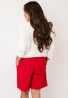 D.E.C.K by Decollage One Size V-Neck Sweater, Cream