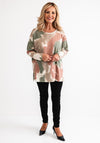 D.E.C.K By Decollage One Size Watercolour Top, Green