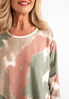 D.E.C.K By Decollage One Size Watercolour Top, Green