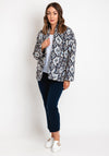D.E.C.K By Decollage One Size Ikat Quilted Jacket, Navy