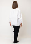 d.e.c.k By Decollage Plain with Silver Hardware Detail Shirt, White