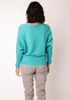 D.e.c.k by Decollage Ribbed Knit Jumper, Aqua