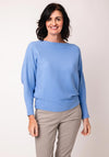 D.e.c.k by Decollage Ribbed Knit Jumper, Blue