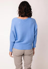 D.e.c.k by Decollage Ribbed Knit Jumper, Blue