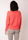 D.e.c.k by Decollage Ribbed Knit Jumper, Coral
