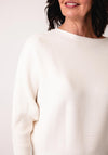 D.e.c.k by Decollage Ribbed Knit Jumper, Cream