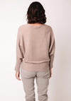 D.e.c.k by Decollage Ribbed Knit Jumper, Taupe