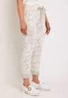 D.E.C.K By Decollage Floral Print Trousers, Beige