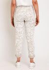 D.E.C.K By Decollage Floral Print Trousers, Beige