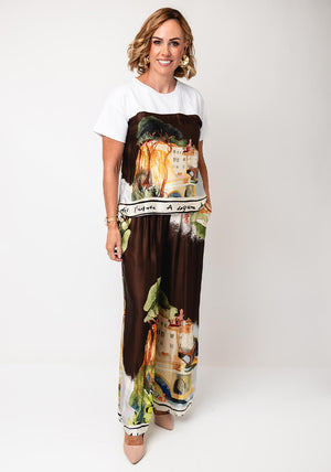 d.e.c.k by Decollage Graphic T-Shirt, Brown