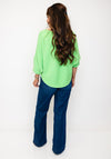 D.E.C.K By Decollage One Size Ribbed Sweater, Apple Green