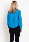 D.E.C.K By Decollage One Size Ribbed Sweater, Blue
