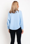 D.E.C.K By Decollage One Size Ribbed Sweater, Sky