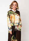 d.e.c.k by Decollage One Size Graphic Jacket, Brown