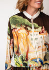 d.e.c.k by Decollage One Size Graphic Jacket, Brown