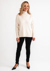 D.E.C.K By Decollage One Size Roll Neck Sweater, Beige