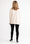 D.E.C.K By Decollage One Size Roll Neck Sweater, Beige