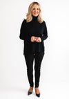 D.E.C.K By Decollage One Size Roll Neck Sweater, Black