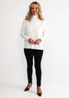 D.E.C.K By Decollage One Size Roll Neck Sweater, Cream