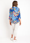 D.E.C.K By Decollage Paisley Print Tunic Top, Light Blue