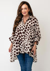 DECOLLAGE DECK OVERSIZED BLOUSE