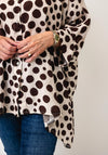 DECOLLAGE DECK OVERSIZED BLOUSE