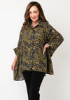 DECOLLAGE DECK OVERSIZED BLOUSE