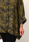 DECOLLAGE DECK OVERSIZED BLOUSE