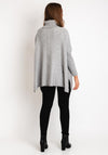 D.E.C.K By Decollage One Size Button Detail Knitted Sweater, Grey